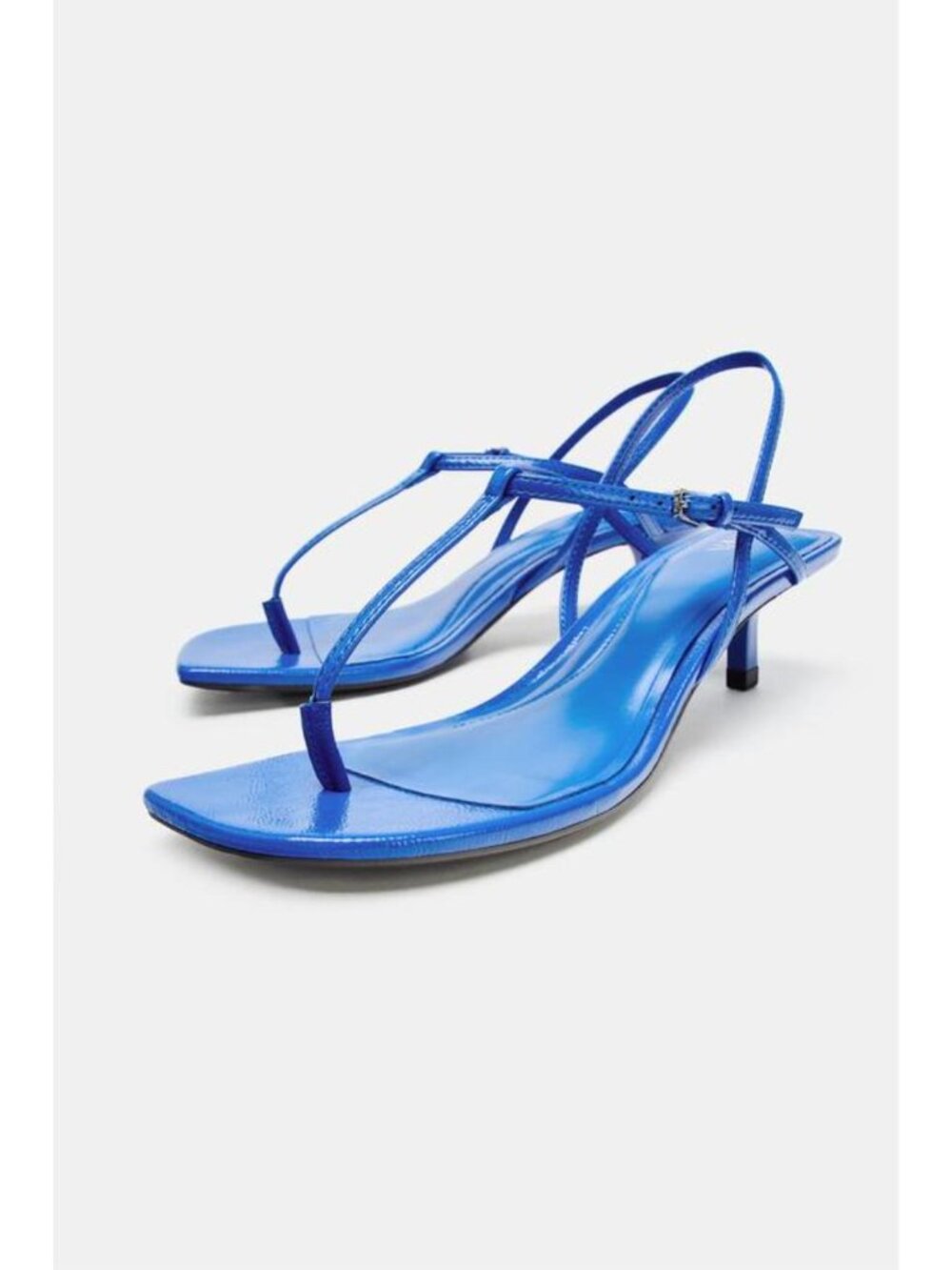 ZARA STRAPPY HEELED SANDALS